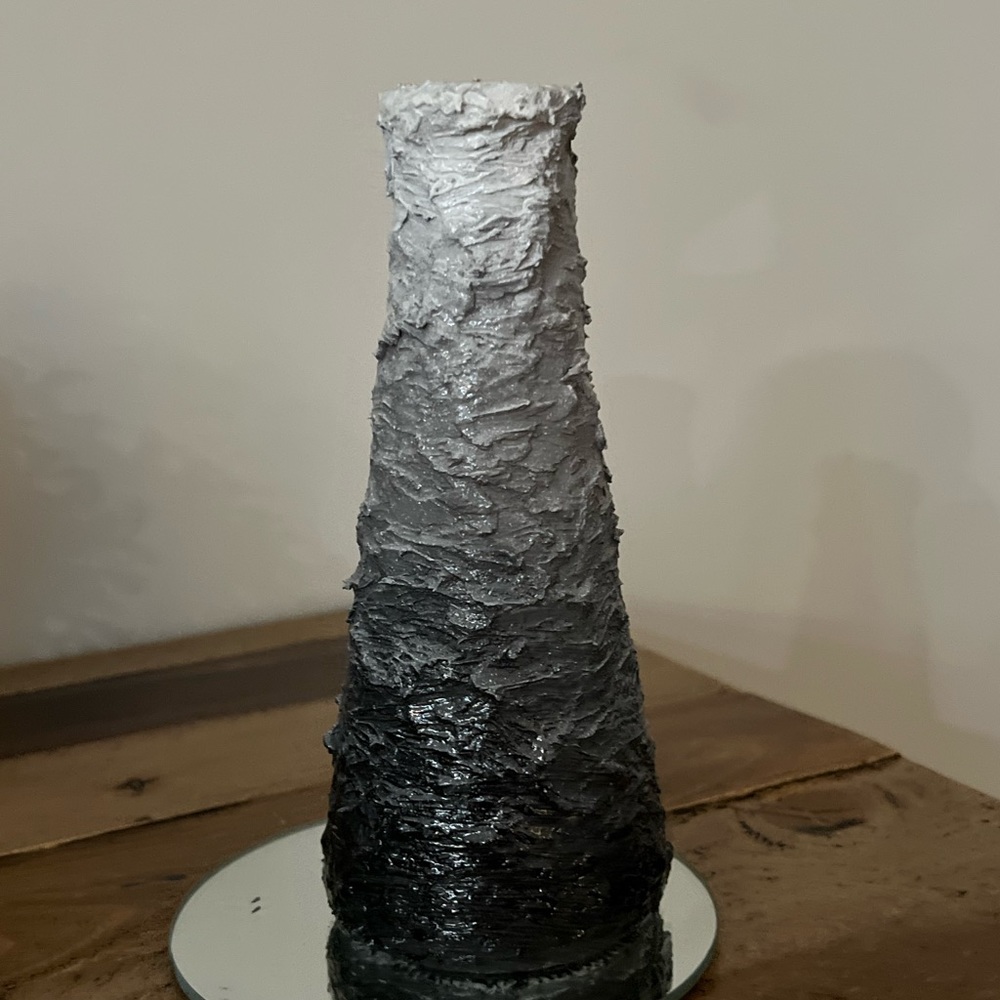 Hand made glass vase